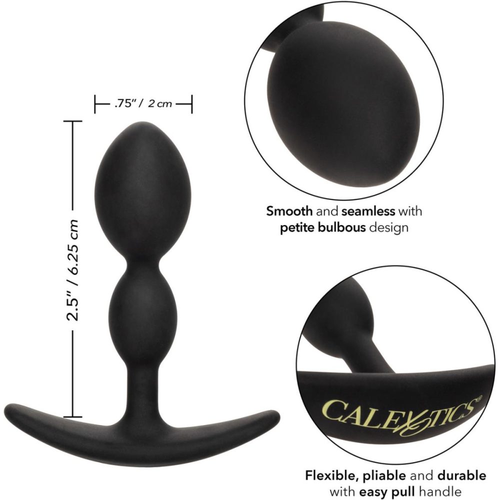 Butt Plugs & Probes | Boundless 2X Teardrop Plug Silicone Butt Plug – Black