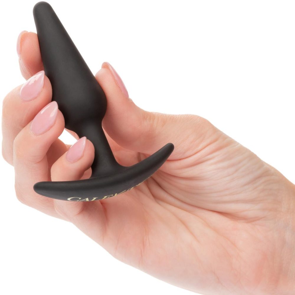 Butt Plugs & Probes | Boundless Slim Plug Silicone Butt Plug – Black