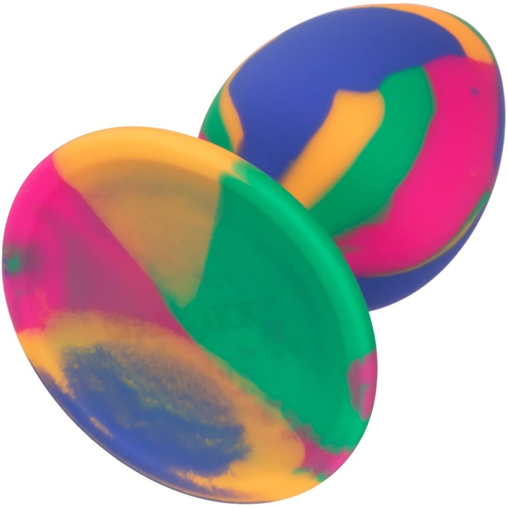 Butt Plugs & Probes | Cheeky Tie-Dye Silicone Butt Plug Medium