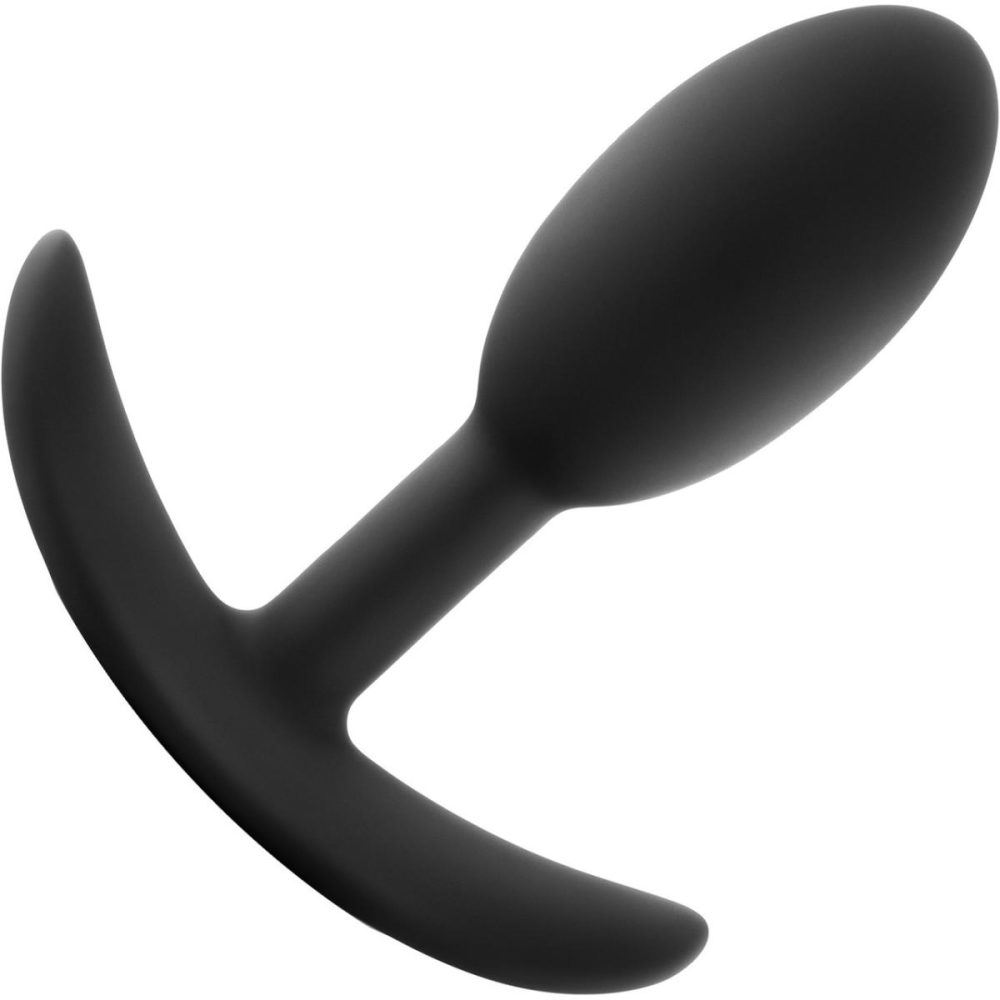 Butt Plugs & Probes | Luxe Wearable Silicone Vibra Slim Butt Plug by – Small, Black