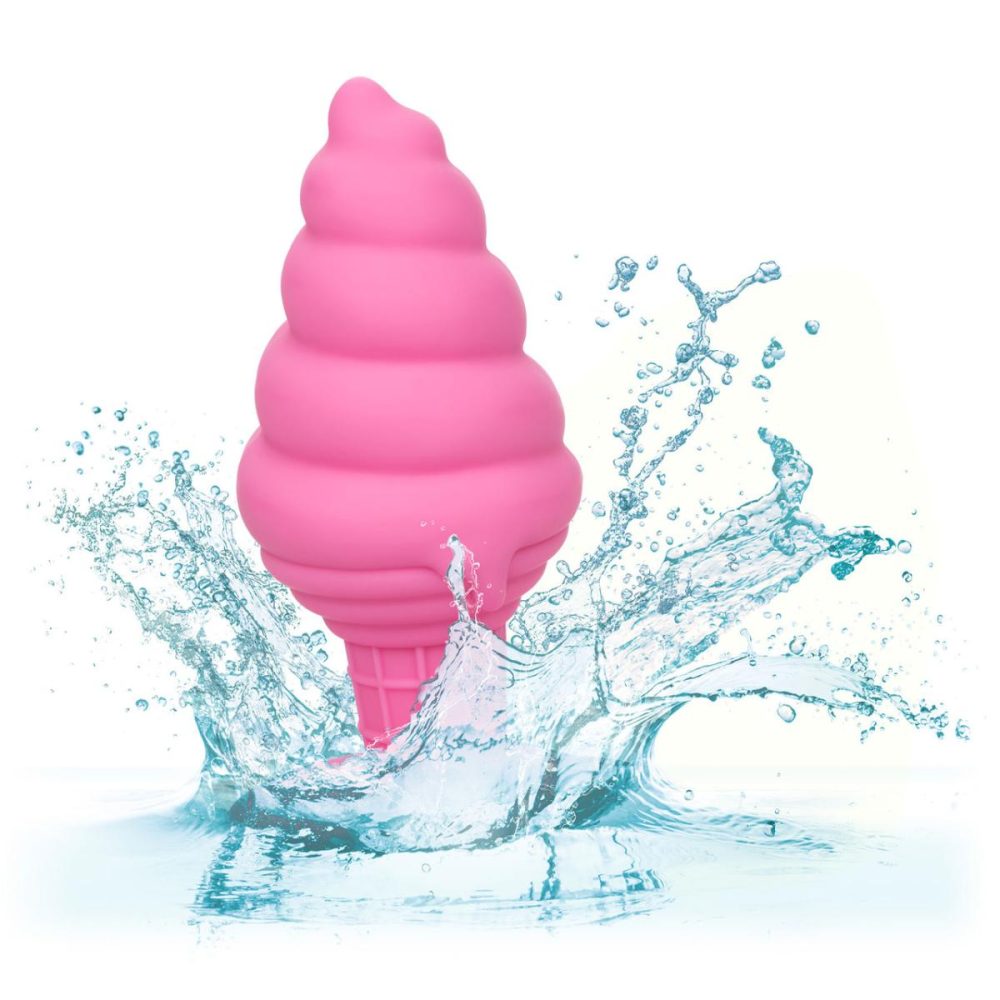 Butt Plugs & Probes | Naughty Bits Yum Bum Ice Cream Cone Silicone Butt Plug – Pink