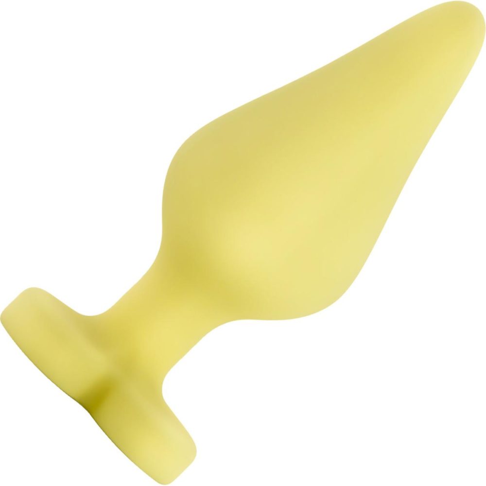 Butt Plugs & Probes | Play With Me Naughty Candy Heart Silicone Butt Plug – Spank Me Yellow