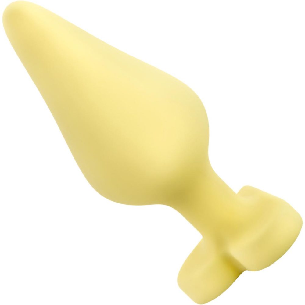 Butt Plugs & Probes | Play With Me Naughty Candy Heart Silicone Butt Plug – Spank Me Yellow