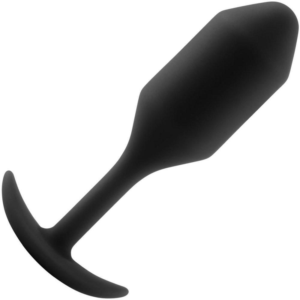 Butt Plugs & Probes | Snug Plug 2 Medium Silicone Weighted Butt Plug – Black