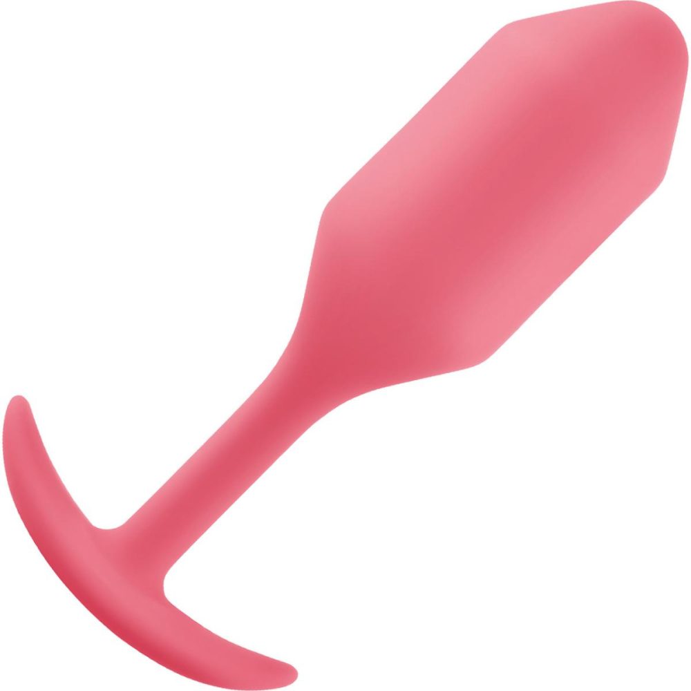 Butt Plugs & Probes | Snug Plug 2 Medium Silicone Weighted Butt Plug – Coral