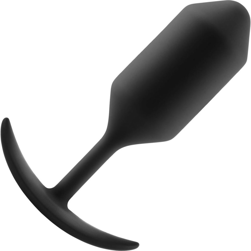 Butt Plugs & Probes | Snug Plug 3 Large Silicone Weighted Butt Plug – Black