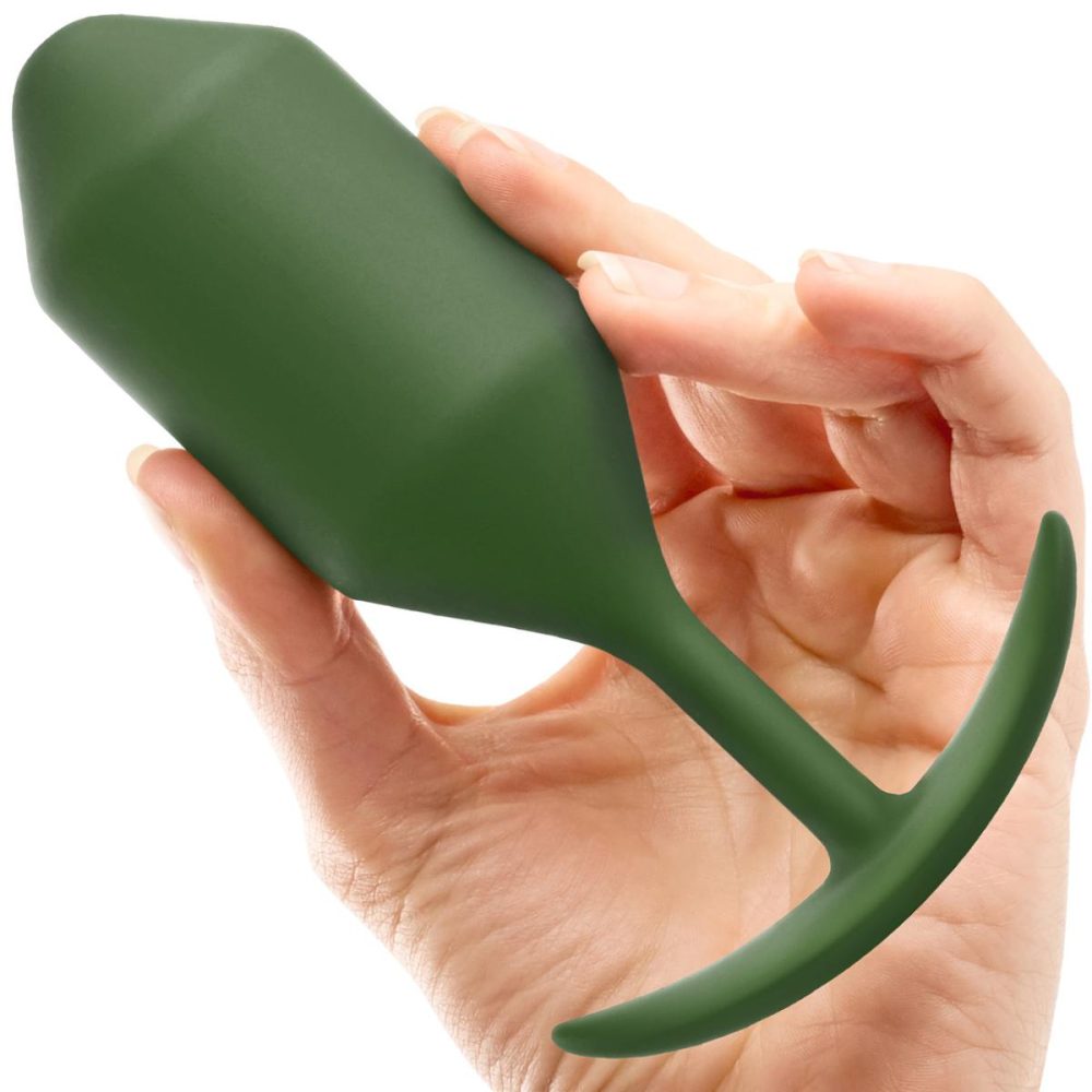 Butt Plugs & Probes | Snug Plug 4 Extra-Large Silicone Weighted Butt Plug – Army