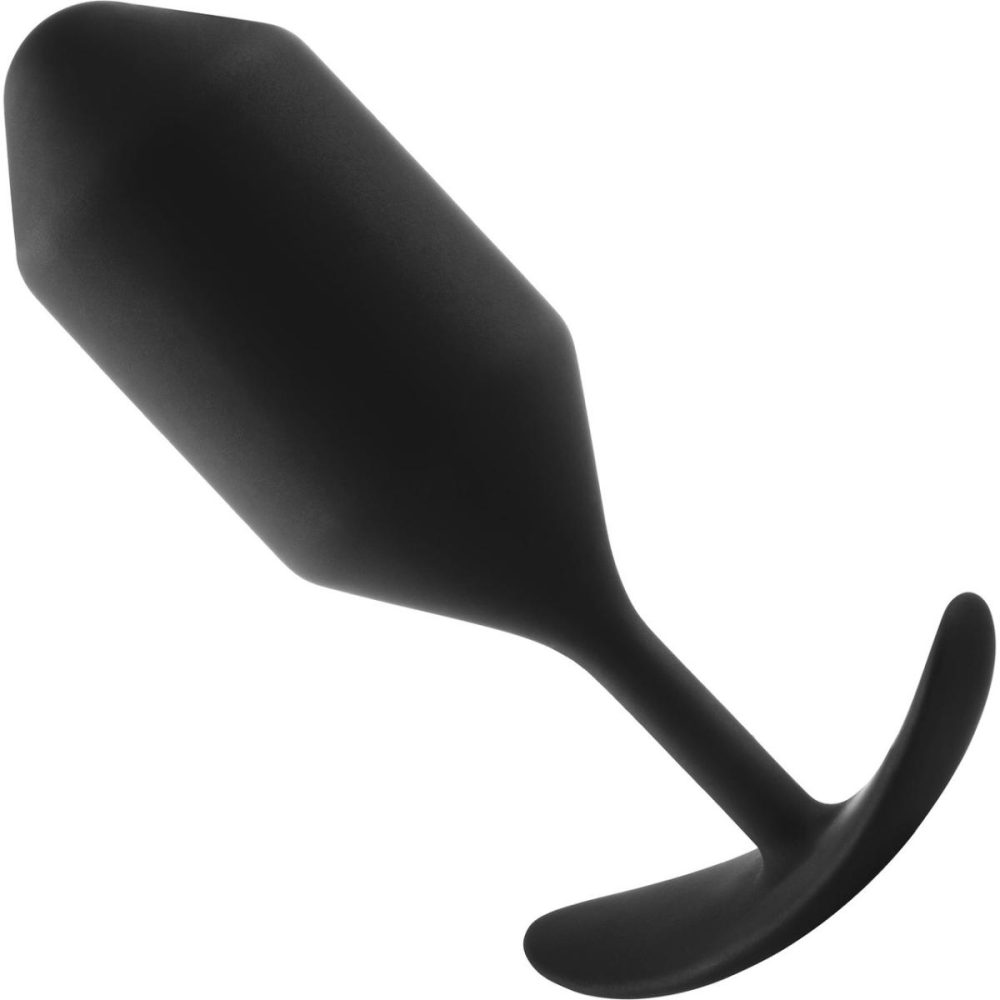 Butt Plugs & Probes | Snug Plug 4 Extra-Large Silicone Weighted Butt Plug – Black