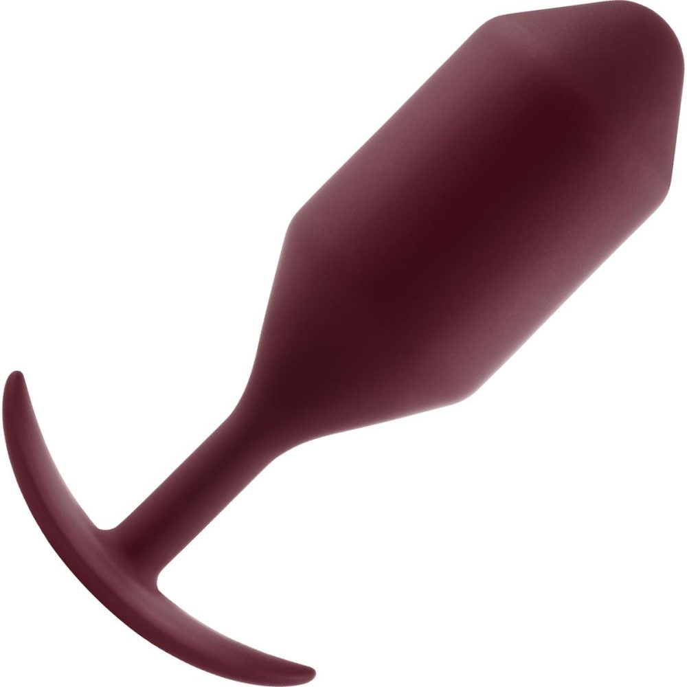 Butt Plugs & Probes | Snug Plug 5 XXL Silicone Weighted Butt Plug – Dark Red