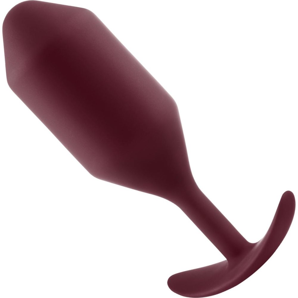 Butt Plugs & Probes | Snug Plug 5 XXL Silicone Weighted Butt Plug – Dark Red