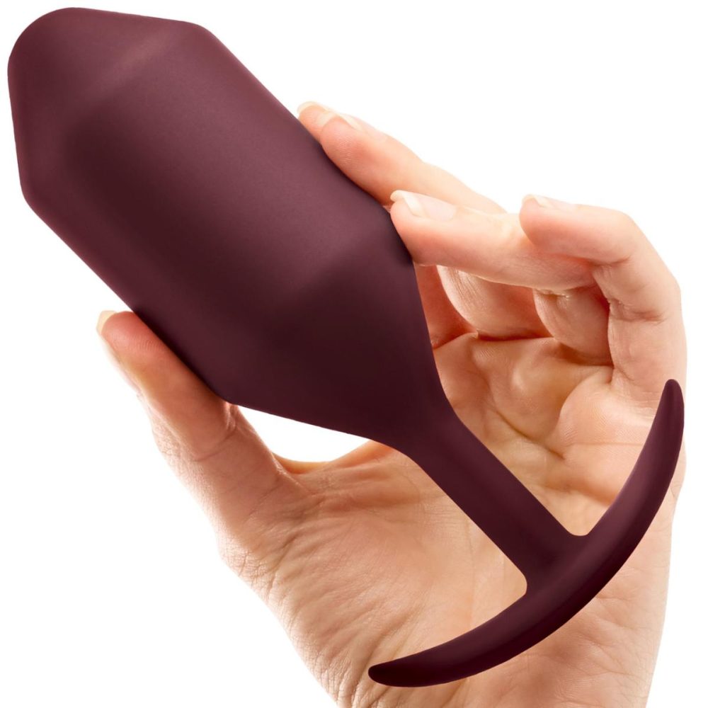 Butt Plugs & Probes | Snug Plug 5 XXL Silicone Weighted Butt Plug – Dark Red