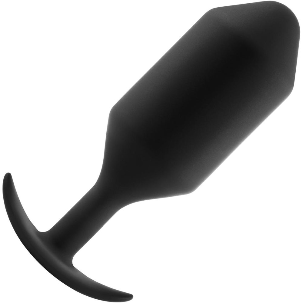 Butt Plugs & Probes | Snug Plug 6 XXXL Silicone Weighted Butt Plug – Black