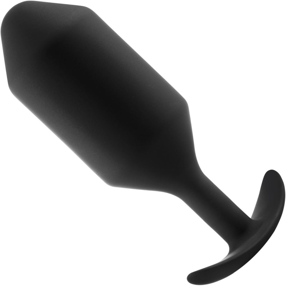 Butt Plugs & Probes | Snug Plug 6 XXXL Silicone Weighted Butt Plug – Black