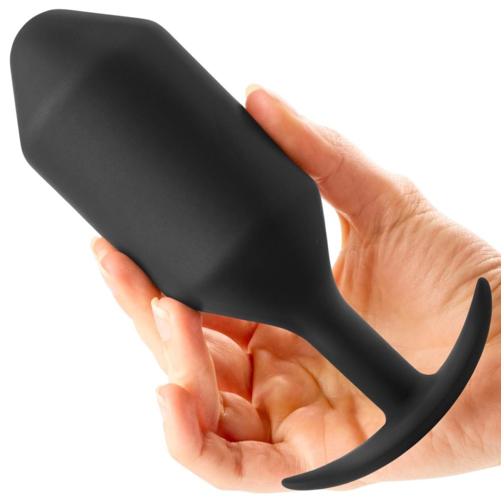 Butt Plugs & Probes | Snug Plug 6 XXXL Silicone Weighted Butt Plug – Black