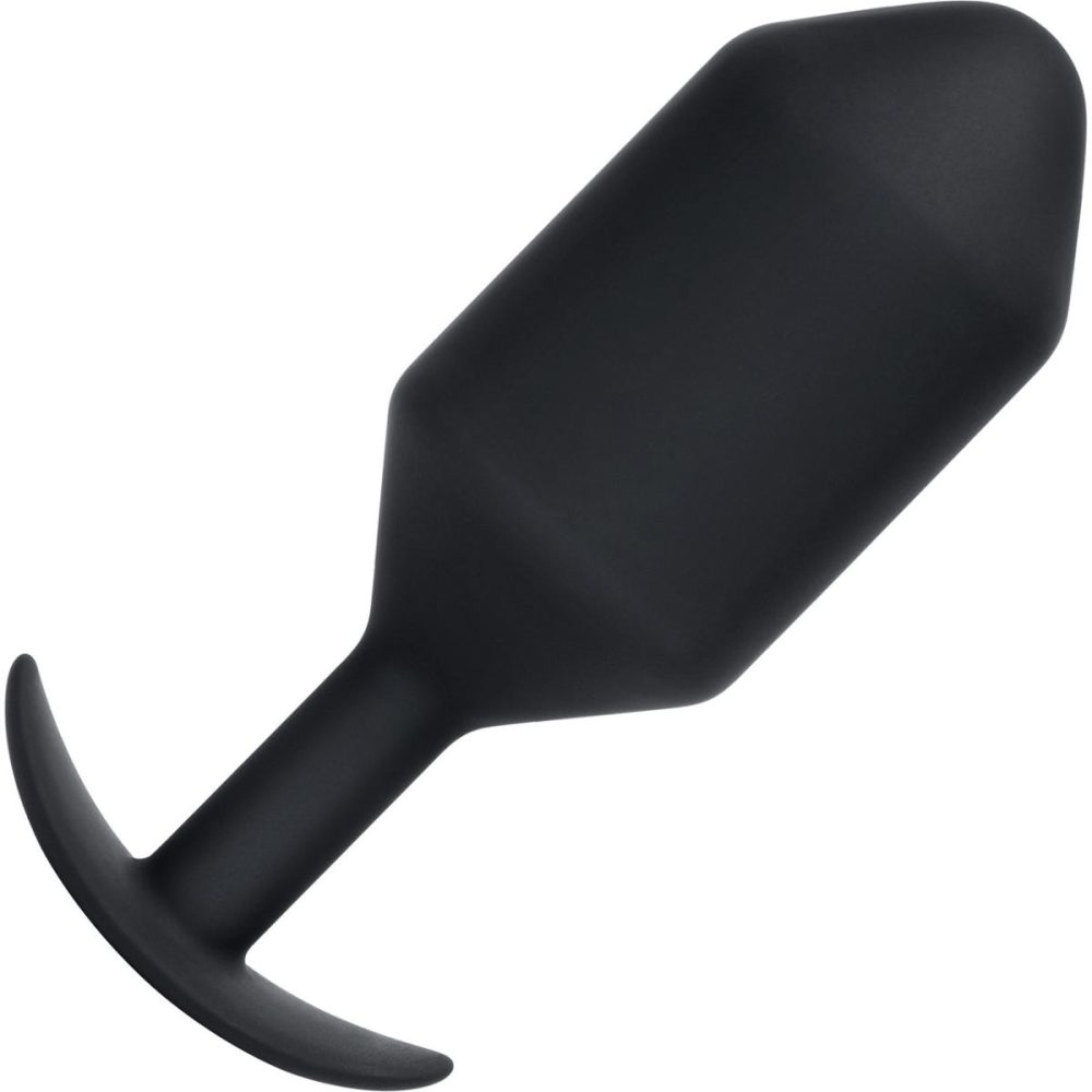 Butt Plugs & Probes | Snug Plug 7 XXXXL Silicone Weighted Butt Plug – Black