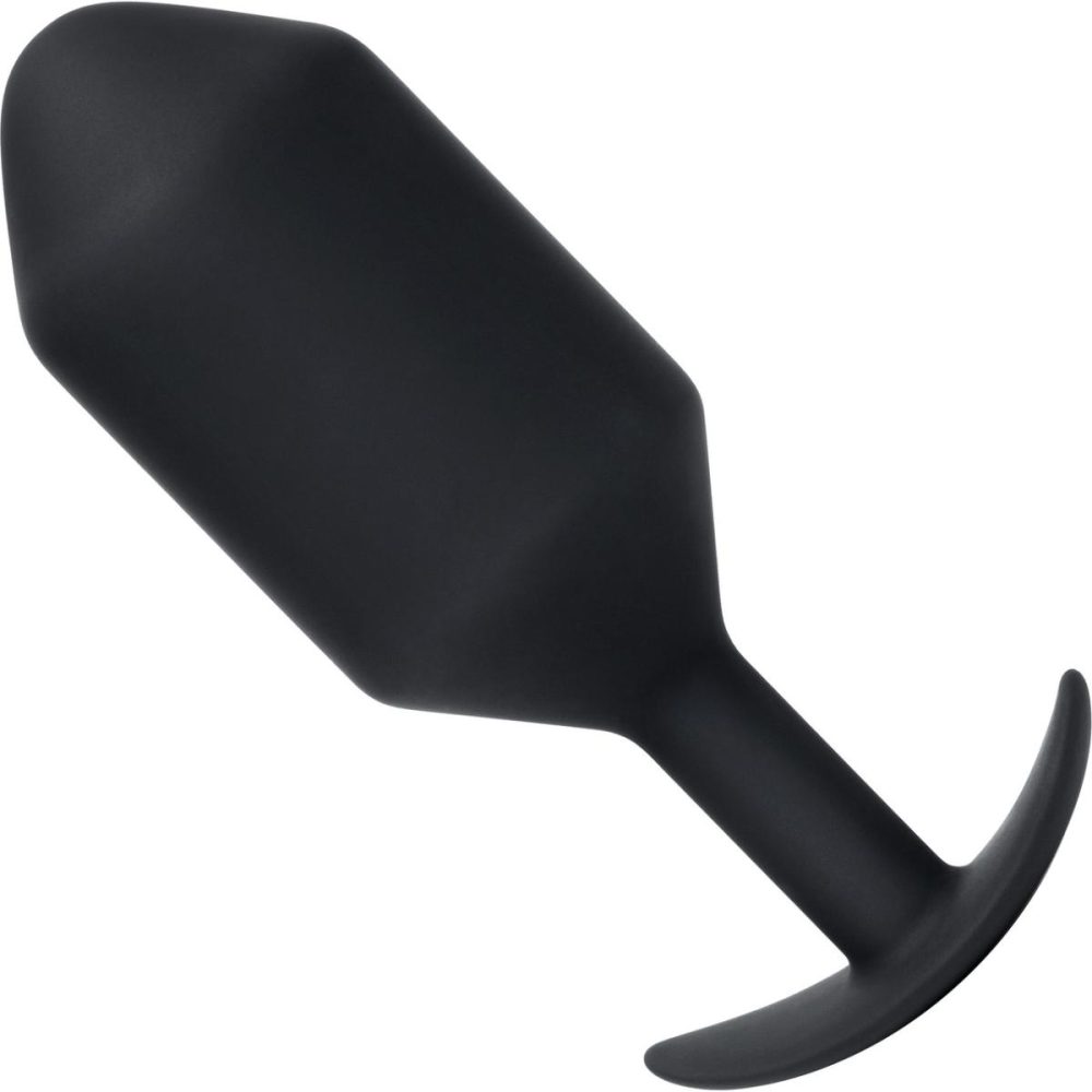 Butt Plugs & Probes | Snug Plug 7 XXXXL Silicone Weighted Butt Plug – Black