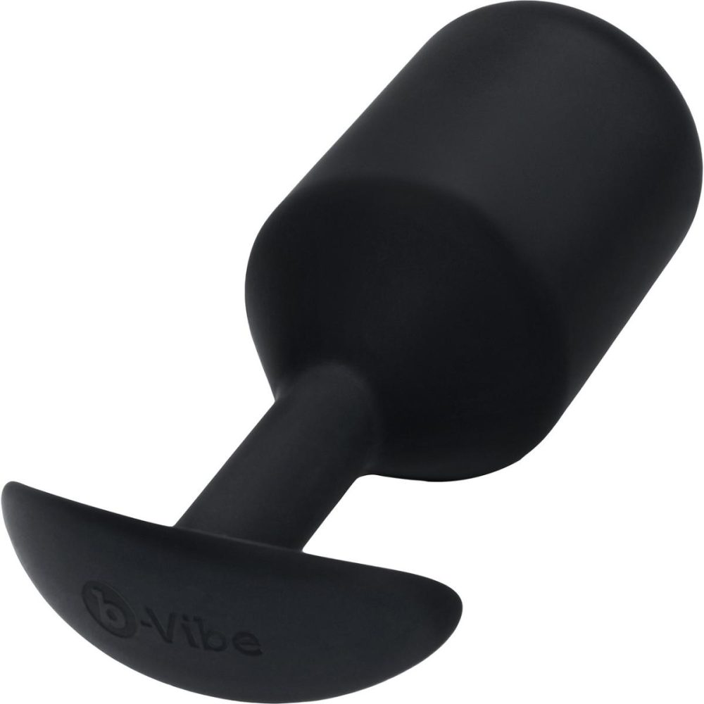 Butt Plugs & Probes | Snug Plug 7 XXXXL Silicone Weighted Butt Plug – Black