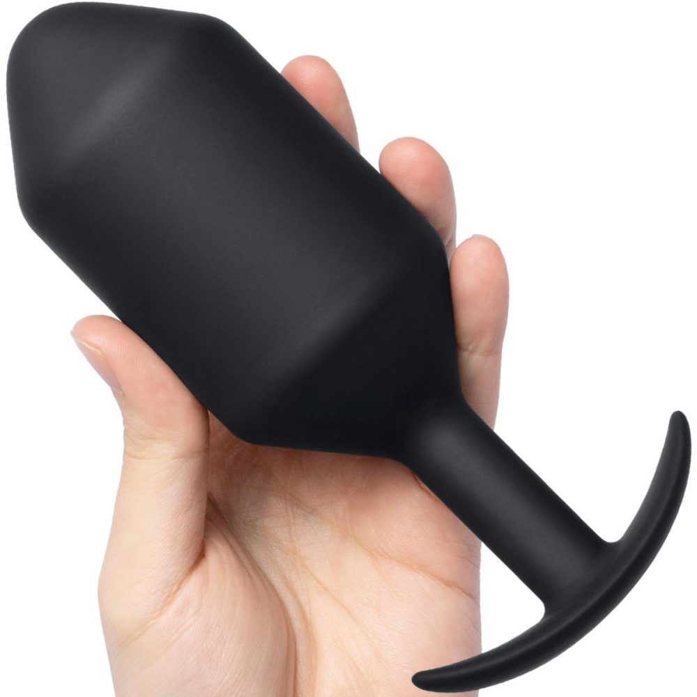 Butt Plugs & Probes | Snug Plug 7 XXXXL Silicone Weighted Butt Plug – Black