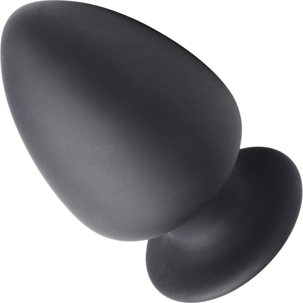 Butt Plugs & Probes | Squeezable Silicone Anal Plug, Large – Black