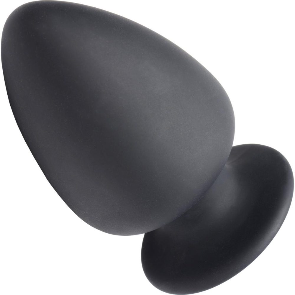 Butt Plugs & Probes | Squeezable Silicone Anal Plug, Medium – Black