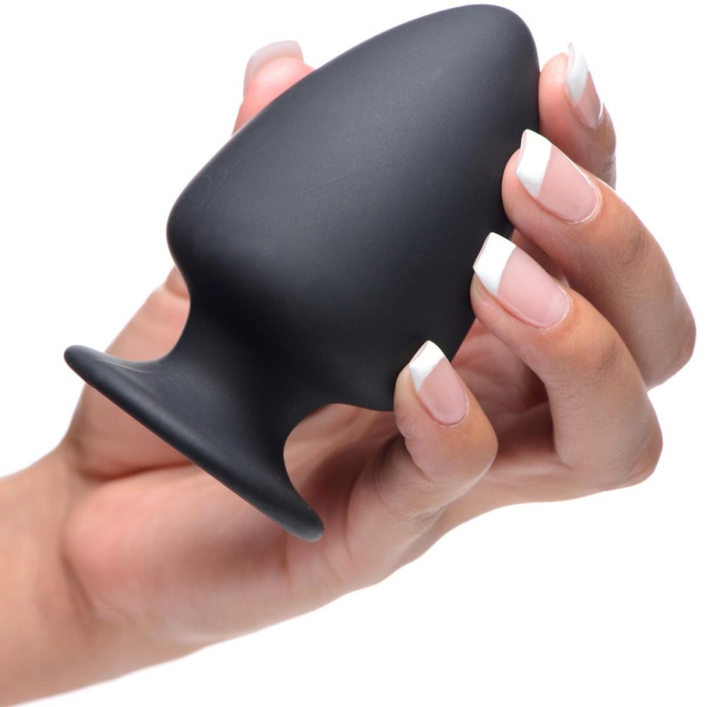 Butt Plugs & Probes | Squeezable Silicone Anal Plug, Small – Black