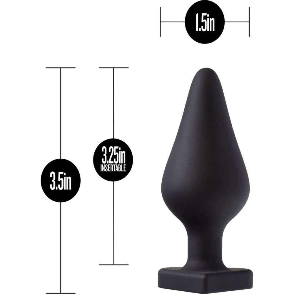 Butt Plugs & Probes | Temptasia Spank Me Silicone Butt Plug – Black