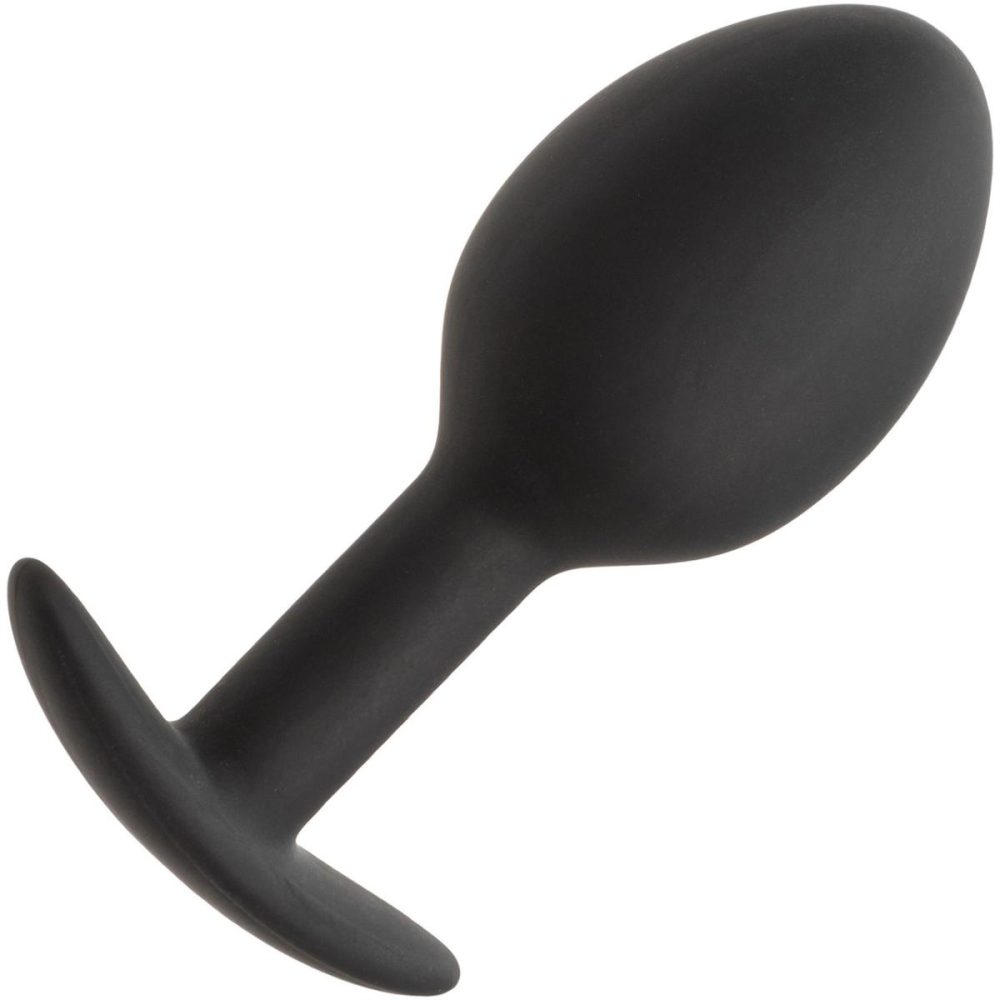 Butt Plugs & Probes | Weighted Silicone Butt Plug – Black