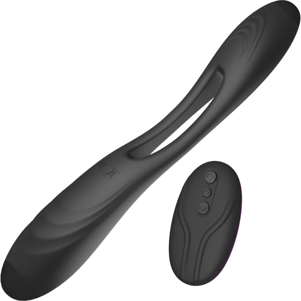 Couples Vibrators | Multi Joy Rechargeable Silicone Ultra Flexible Multi-Function Vibrator With Remote