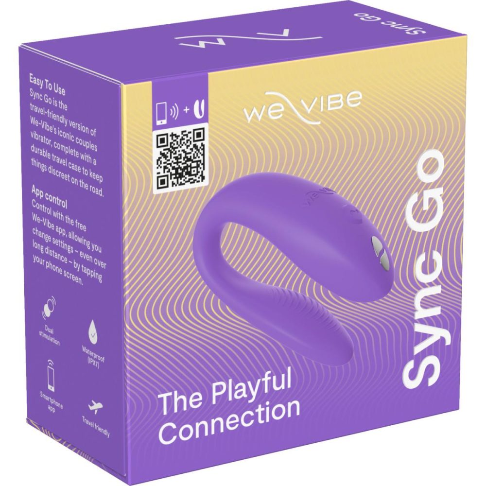 Couples Vibrators | Sync Go App Enabled Waterproof Rechargeable Couples Vibrator – Purple