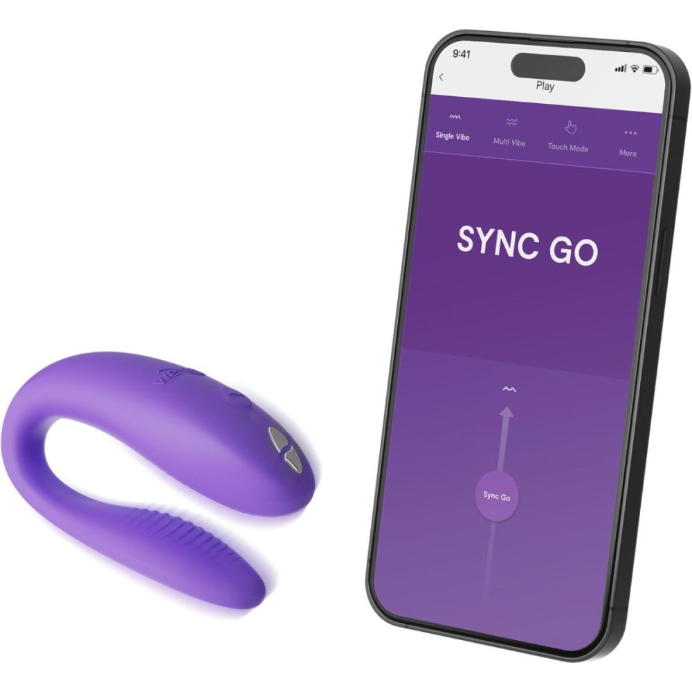 Couples Vibrators | Sync Go App Enabled Waterproof Rechargeable Couples Vibrator – Purple