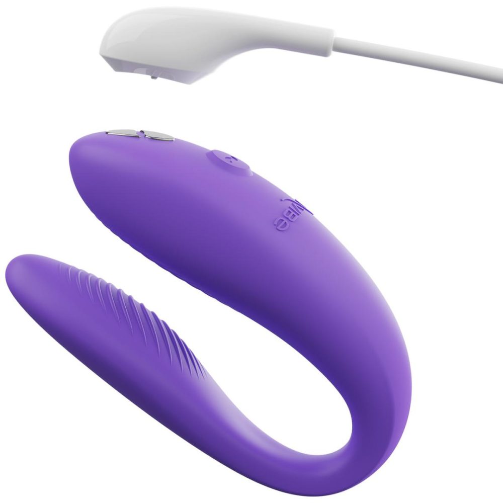 Couples Vibrators | Sync Go App Enabled Waterproof Rechargeable Couples Vibrator – Purple