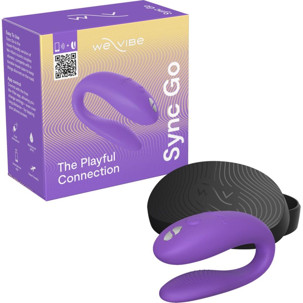 Couples Vibrators | Sync Go App Enabled Waterproof Rechargeable Couples Vibrator – Purple