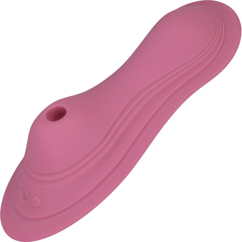 Dildos, Buffers & Grinders | iRide Pleasure Seat Suck Vibrating Grinder Pad With Suction & Remote – Dusty Pink