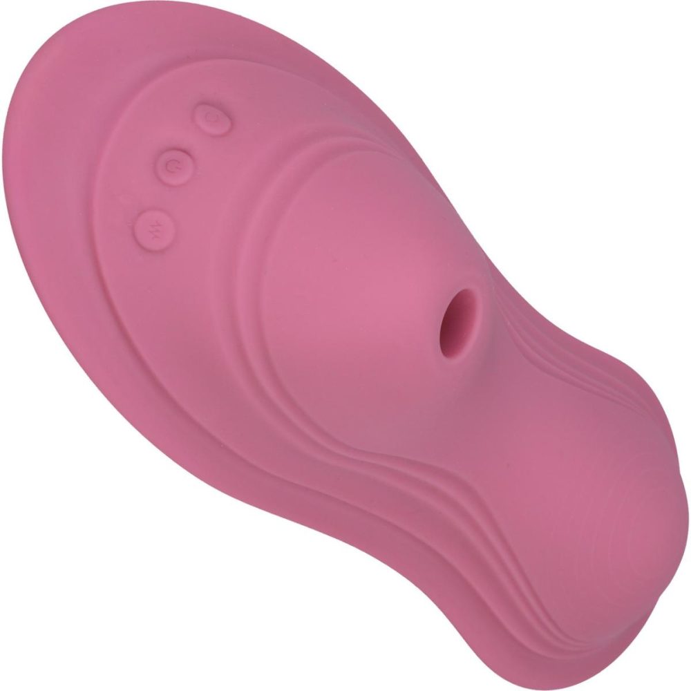 Dildos, Buffers & Grinders | iRide Pleasure Seat Suck Vibrating Grinder Pad With Suction & Remote – Dusty Pink