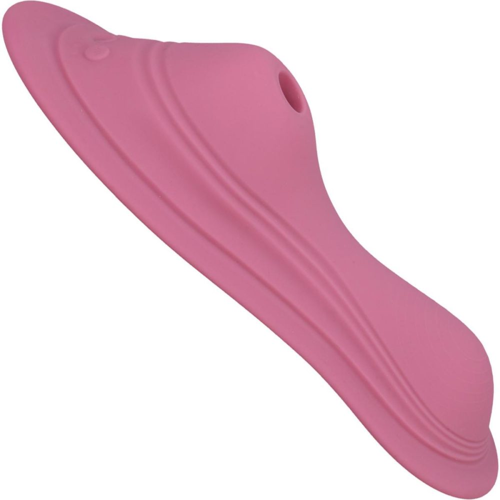 Dildos, Buffers & Grinders | iRide Pleasure Seat Suck Vibrating Grinder Pad With Suction & Remote – Dusty Pink