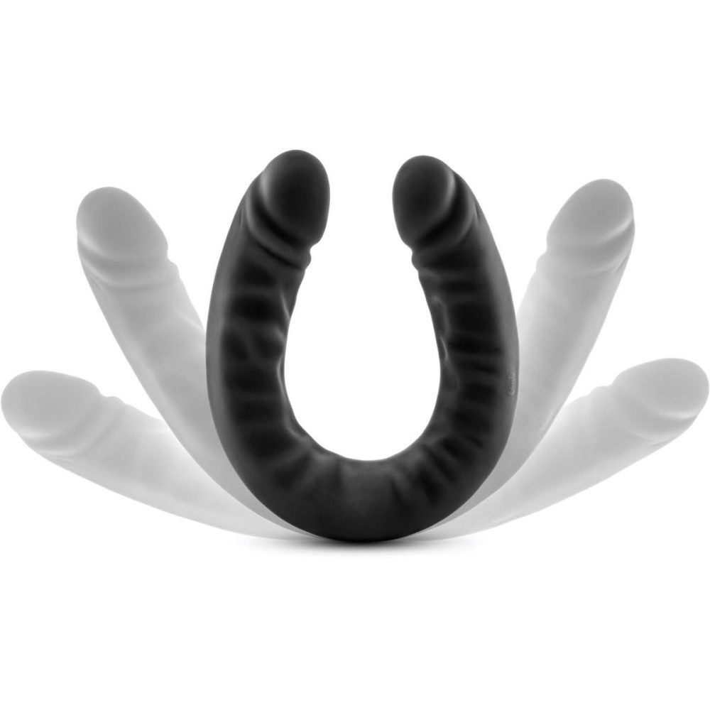 Dildos, Buffers & Grinders | Ruse 18 Inch Silicone Double Headed Dildo by Novelties – Black