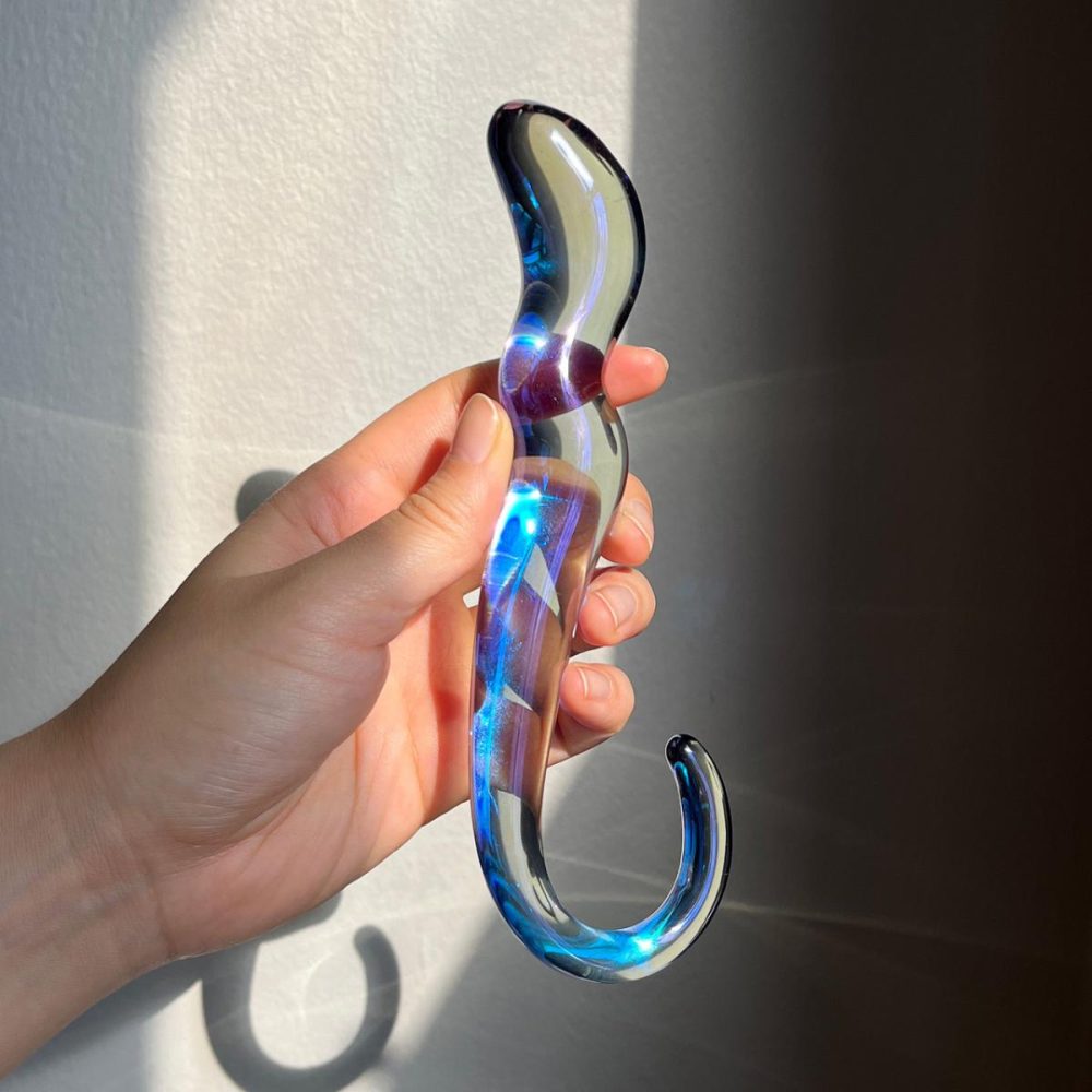 Dildos, Buffers & Grinders | Stellar Glass G-Spot & P-Spot Dildo