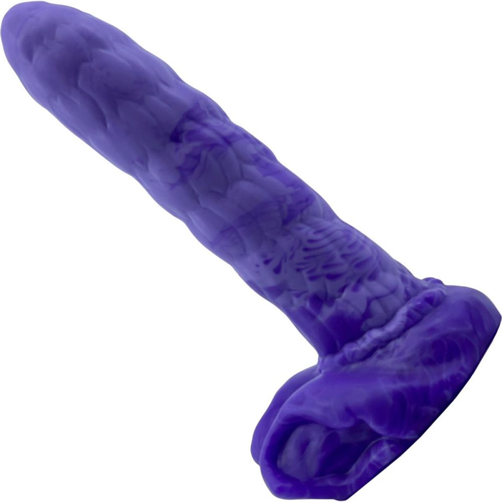 Dildos, Buffers & Grinders | Unicorn Medium 7.3" Silicone Dildo – Amethyst