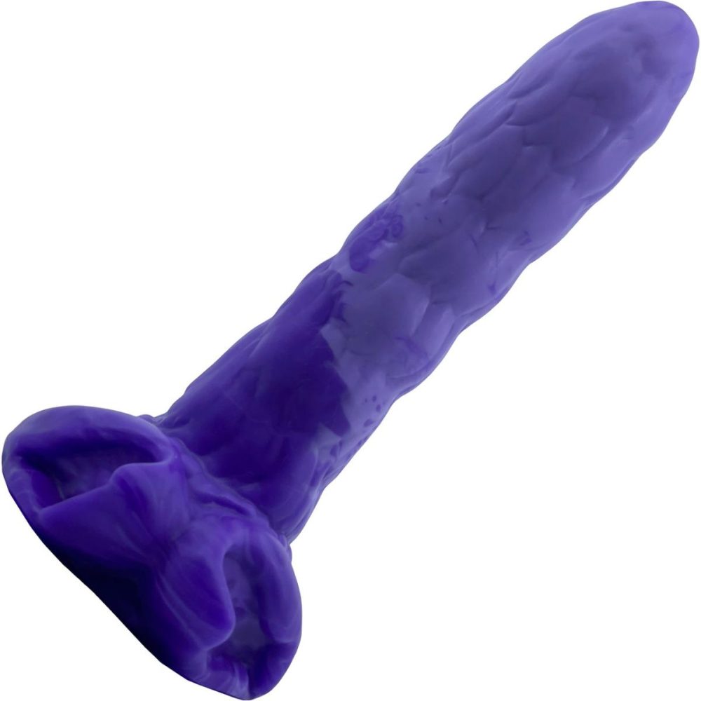 Dildos, Buffers & Grinders | Unicorn Medium 7.3" Silicone Dildo – Amethyst