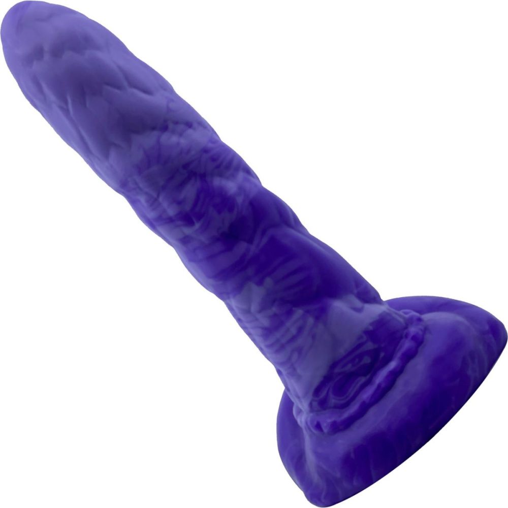 Dildos, Buffers & Grinders | Unicorn Medium 7.3" Silicone Dildo – Amethyst