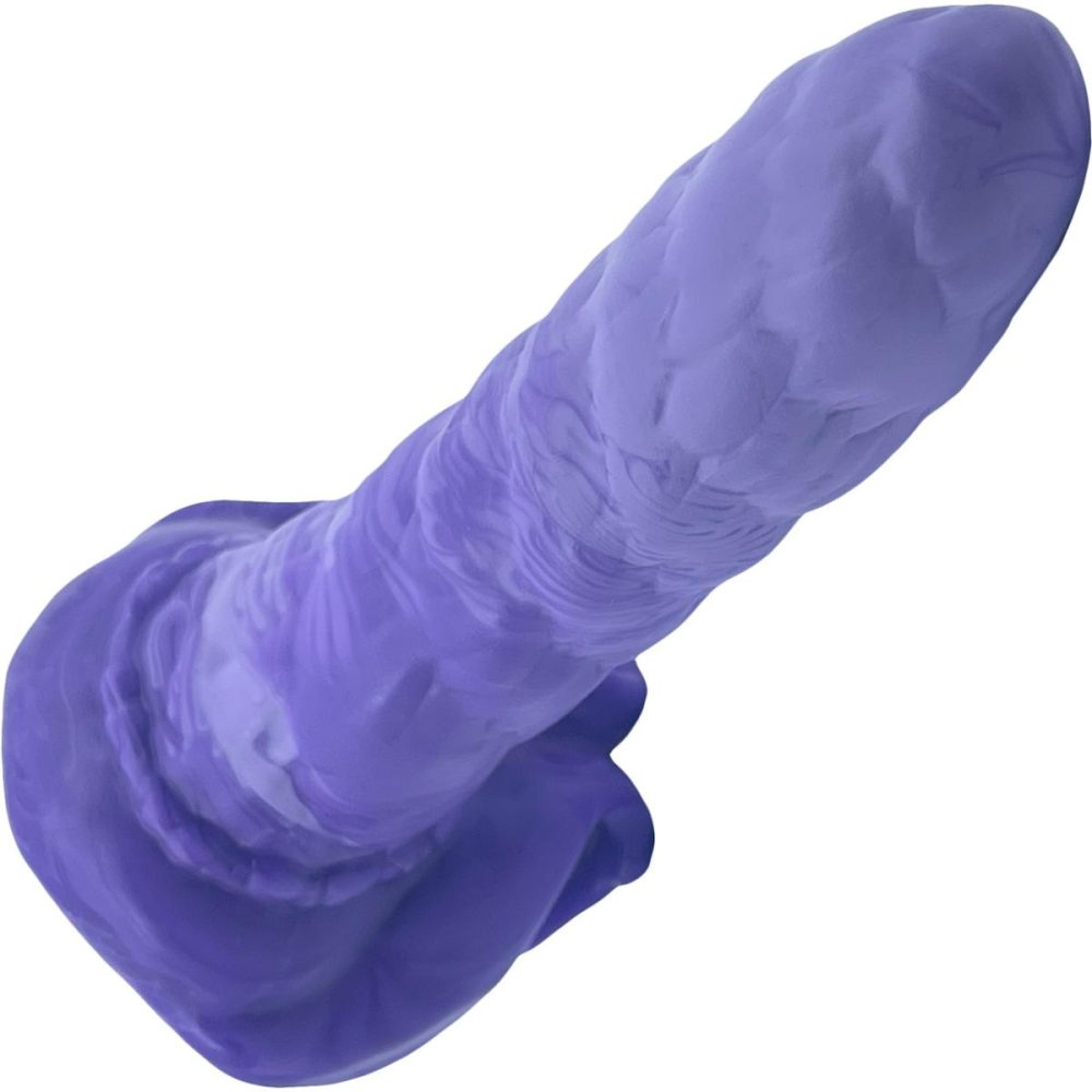 Dildos, Buffers & Grinders | Unicorn Medium 7.3" Silicone Dildo – Amethyst