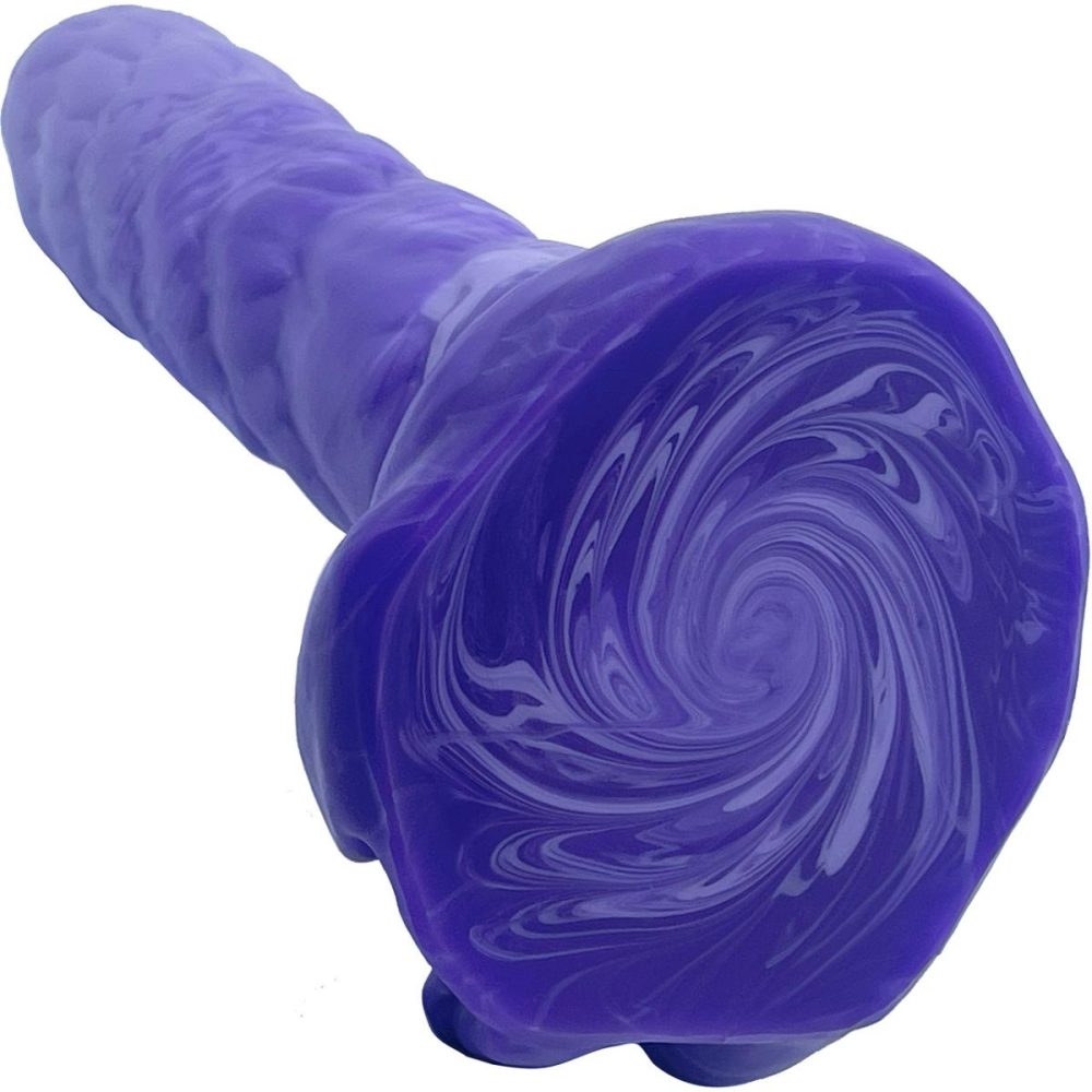 Dildos, Buffers & Grinders | Unicorn Medium 7.3" Silicone Dildo – Amethyst