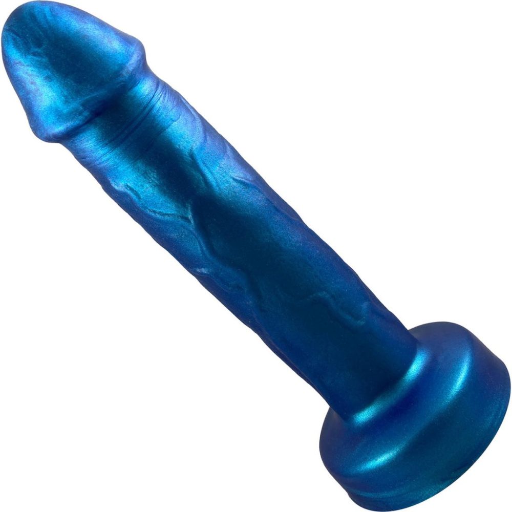 Dildos, Buffers & Grinders | Amante Triple Density Premium 8.5" Silicone Dildo – Color Shift Blue