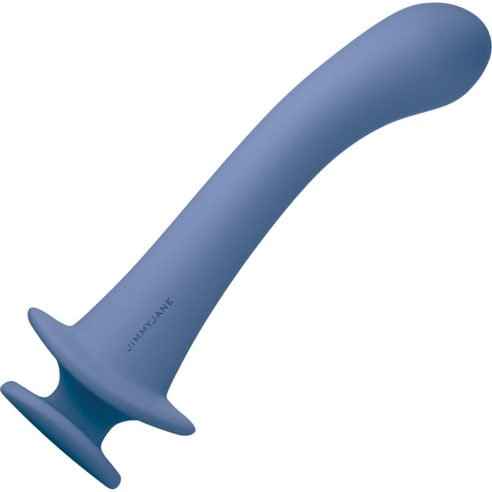 Dildos, Buffers & Grinders | JimmyJane Cyra 7.7" Silicone G-Spot Dildo – Blue