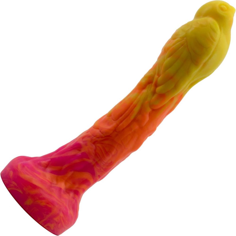 Dildos, Buffers & Grinders | Sparrow Large 8.6" Silicone Vac-U-Lock Dildo – Amber