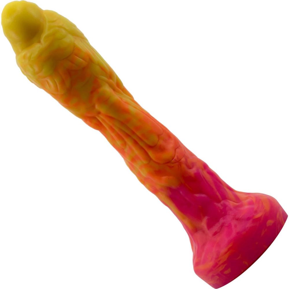 Dildos, Buffers & Grinders | Sparrow Large 8.6" Silicone Vac-U-Lock Dildo – Amber