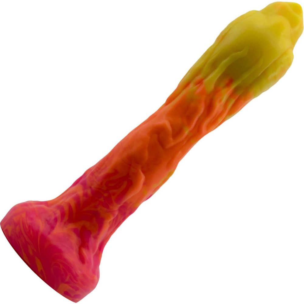 Dildos, Buffers & Grinders | Sparrow Large 8.6" Silicone Vac-U-Lock Dildo – Amber