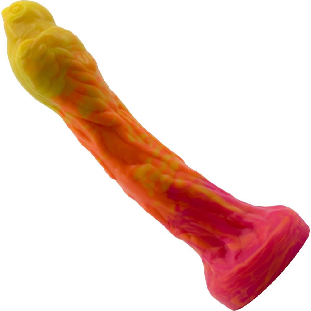 Dildos, Buffers & Grinders | Sparrow Large 8.6" Silicone Vac-U-Lock Dildo – Amber