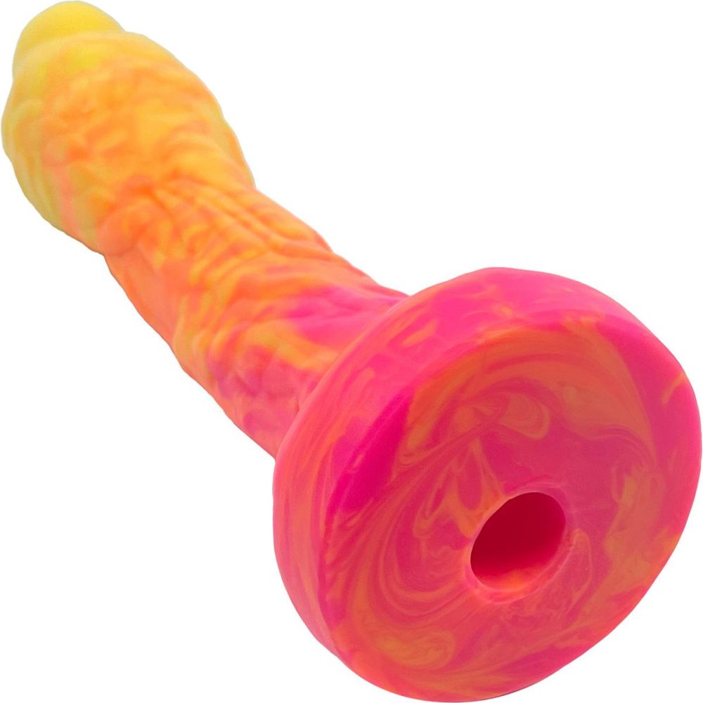 Dildos, Buffers & Grinders | Sparrow Large 8.6" Silicone Vac-U-Lock Dildo – Amber