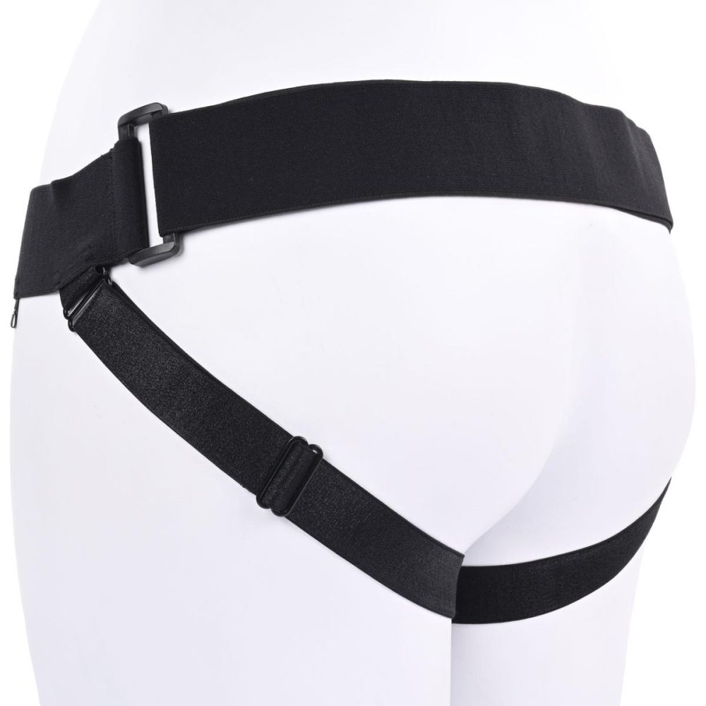 Double Leg Strap | EM.EX. Fit Harness Jock Knit Strap-On Harness – X-Large to 3X-Large, Waists 31" to 40"